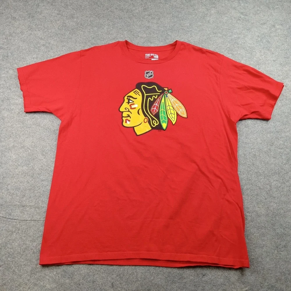 Chicago Blackhawks Shirt Mens XL Red NHL‎ Hockey Kane 88 Adidas Graphic Tee